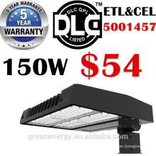 ETL DLC aufgeführt 5 Jahre Garantie hohe Effizienz 120lm / w 347V 480V LED Schuhkarton Nachrüstsätze Straßenlaterne 100W 150W 200W 250W 300W